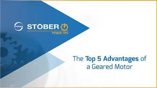 The Top 5 Advantages of a Geared Motor