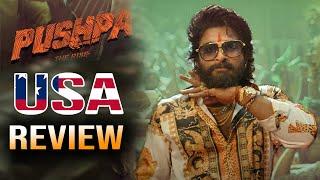 Pushpa Movie USA Review | Allu Arjun Pushpa Review &Rating | Pushpa Public Talk | Sukumar | YK MEDIA