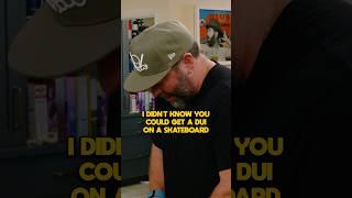 #BertKreischer almost got a #DUI on a #skateboard