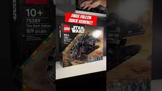 The LEGO Dark Falcon Quick Review!!! #lego #starwars #darthjarjar #shorts