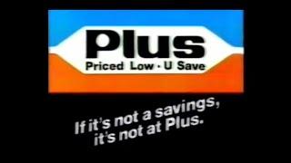 Plus Discount Foods Grocery Store - USA - Werbung/Commercial - 1981 - Priced Low U Save