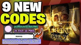 *NEW* ALL WORKING CODES FOR GRAND PIECE ONLINE IN OCTOBER 2024! ROBLOX GPO CODES