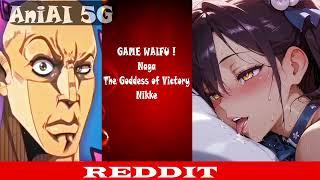 Anime vs Reddit (The rock reaction meme) The Goddess of Victory Naga Nikke #nikke #genshin #honkai