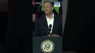 Kamala Harris’s Husband Douglas Emhoff Speaks at Last Rally | AC1G