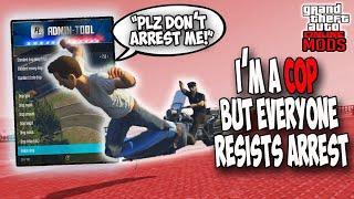 GTA Online But I'm A Cop & Everyone Resists Arrest...