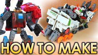 HOW TO MAKE: Transformers Shattered Glass Slicer's Car with Fasttrack & Wheeljack
