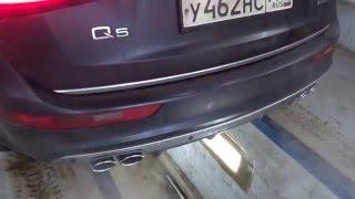 Установка сабвуфер-глушителей на Audi Q5