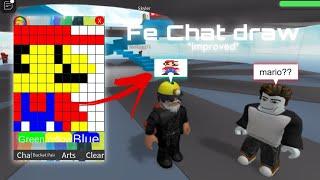 *improved* draw in the chat | Roblox Exploiting