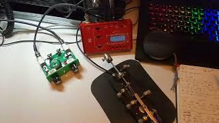 1 Watt CW QSO on My Mountain Topper MTR-4B V2 through a QRPGuys Multi Tuner SKCC/QRPp