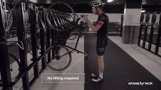 Steadyrack Bike Rack - Wall Mounted Bike Storage Solution for your Home, Garage or Commercia Reviews