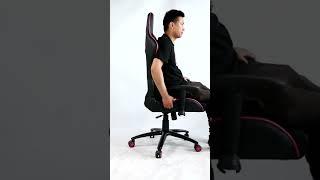 Ergonomic chair Leather lounge chair adjustable armrest high backrest computer chair