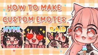 How to Make Custom EMOTES for Twitch, Discord, etc