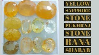 Yellow Sapphire Stone Test | Original Yellow Sapphire Or Pukhraj Stone | Benefits Of Yellow Sapphire