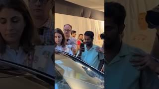 Jaya Bachchan And Shweta Bachchan Nanda Arriving At Prayer Meet Of Late Rono Mukherjee