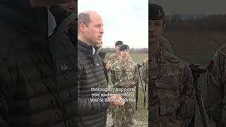 Prince William Thanks British Troops for Their Support in Poland