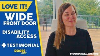 Wide Front Door & Internal Doors To Assist with Disability Access | Doors Plus