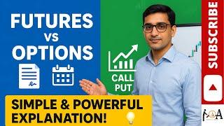 Futures vs Options Explained | Simple Guide to Derivatives Trading for Beginners