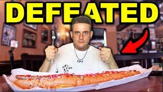 3 FT HOTDOG CHALLENGE in PATTAYA SOI 6 THAILAND!!