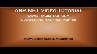 QueryString in asp.net   Part 59