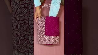 New Meesho Most Trending Wedding & party’s Wear saree unboxing #meesho #meeshosaree #saree #shorts