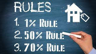 The 3 Golden Rules to Real Estate Investing (2020)