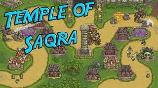 Kingdom Rush Frontiers - Temple of Saqra - Veteran 3 Stars