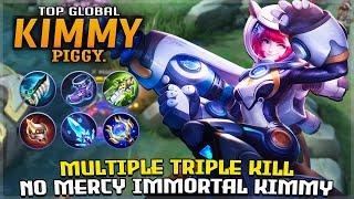 No Mercy Immortal Kimmy Best Build 2020 | Gameplay by Top Global Kimmy - PIGGY. | Mobile Legends