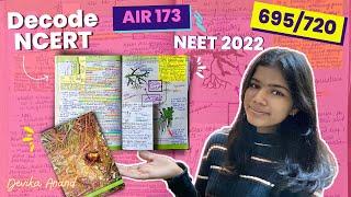 HOW TO STUDY NCERT BIOLOGY EFFECTIVELY|| Score 360/360 | Decode NCERT|| Devika Anand