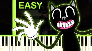 CARTOON CAT SONG - EASY Piano Tutorial