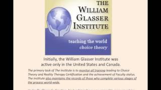 Introducing Dr  William Glasser