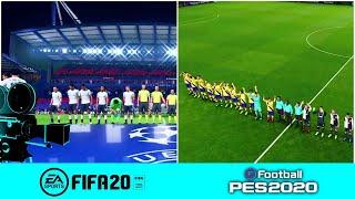 FIFA 2020 vs PES 2020 Gameplay and Graphics Comparison PS4