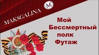 Мой бессмертный полк 9 мая. Акция в день Победы. Футаж