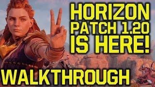 Horizon Zero Dawn Patch 1.20 Details - ALL THE NEW FEATURES (Horizon Zero Dawn 1.20 - Horizon 1.20)