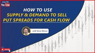 How to use Supply & Demand to sell put spreads for cash flow. Options Trading Tips with Steve Moses