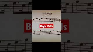 REVEILLE & ASSEMBLY Bugle Calls on Trumpet [Army Wake Up Trumpet]