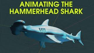 Animate anything in Blender - a hammerhead shark