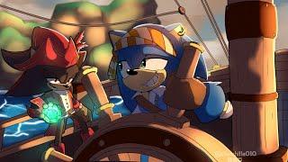 Sonadow Edit Captain Shadow and Pirate Sonic