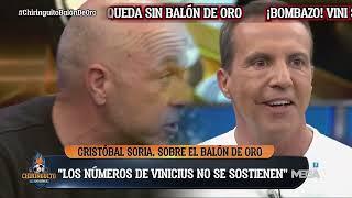 SORIA REACCIONA Y LA BAILA POR LA DERROTA DE VINI EN EL BALON DE ORO. CHIRINGUITO DE JUGONES