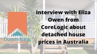 Interview with Eliza Owen from CoreLogic about new research about Australian detached house prices