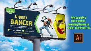 Billboard design hoarding banner Membuat Spanduk in Illustrator CC