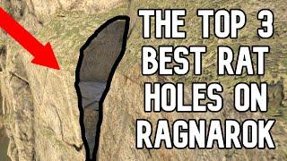 The 3 BEST Ragnarok Hidden Rat Holes & Base Locations for Official PvP | ARK: Survival Evolved