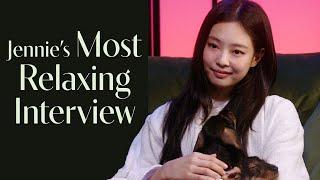 JENNIE Cuddles Puppies & Gets Pooed On By A Guinea Pig  | The Most Relaxing Interview Ever