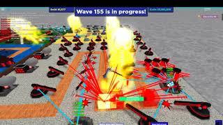 (Cube Defense Roblox) Beating wave 150 SOLO!!!!