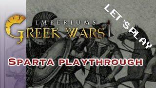 Imperiums: Greek Wars. 1st playthrough. Sparta. Episode 1: Getting Our Bearings.