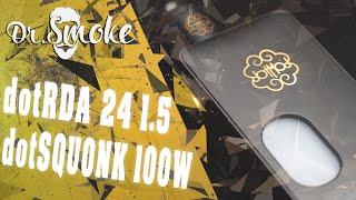 DotMod DotSquonk 100W + DotRDA v. 1.5 | Енот вещает | Лучший сквонк на рынке!