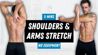 5 Min STRETCH For SHOULDERS & ARMS