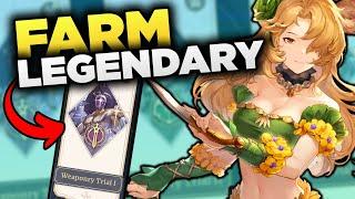 WEAPON TRIAL 1 FARMING GUIDE: Sword of Convallaria Legendary Gear Farming Guide (SoC)