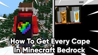 How To Get Every Cape In Minecraft Bedrock | 2021