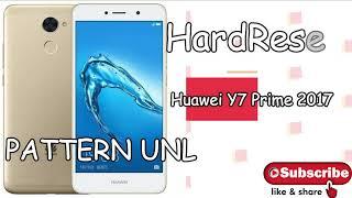 How to unlock pattern code or password Huawei Y7 prime 2017 Hardreset