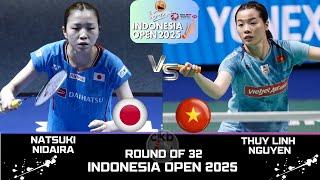 Natsuki NIDAIRA (JPN) vs Thuy Linh NGUYEN (VIE)[WS]R32 | KAPAL API Indonesia Open 2025